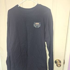 Vans Men's Navy Long Sleeve Shirt